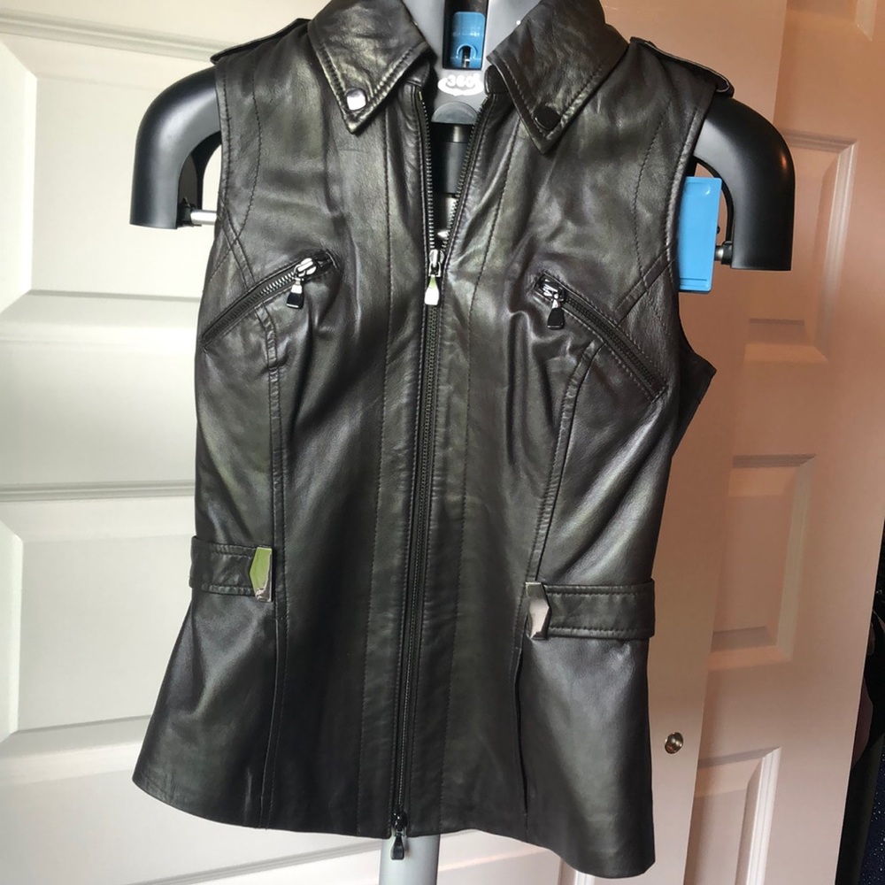 Worth leather vest